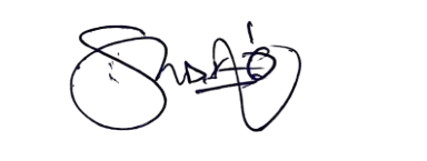 Dean's signature